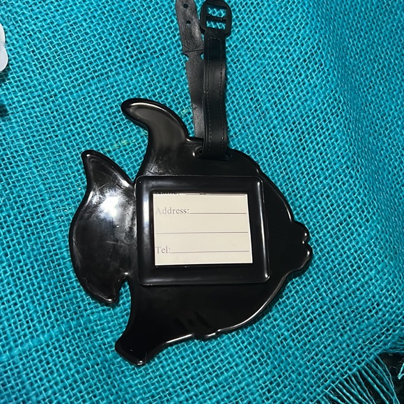 Tropical fish 🐠 Luggage tag - Picture 3 of 6